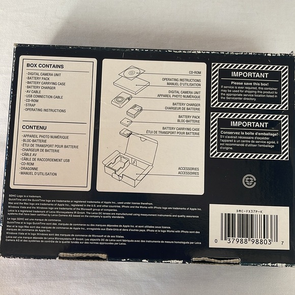 Panasonic FX37 LUMIX Camera - Picture 13 of 16